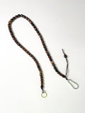 CROSSBODY KEYRING DARK BROWN