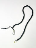 CROSSBODY KEYRING BLACK