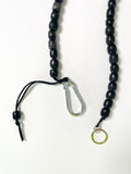 CROSSBODY KEYRING BLACK