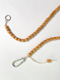 CROSSBODY KEYRING NATURAL