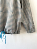 HOODIE CHECK GREY