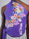 WRAPAROUND TOP PURPLE