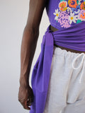 WRAPAROUND TOP PURPLE