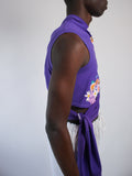 WRAPAROUND TOP PURPLE