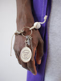 BRACELET KEYRING WHITE