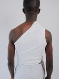 WRAPAROUND TOP GREY
