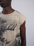 CREASED TANK BEIGE