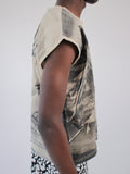 CREASED TANK BEIGE