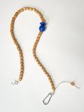 CROSSBODY KEYRING BLUE