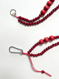 CROSSBODY KEYRING RED