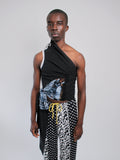WRAPAROUND TOP BLACK