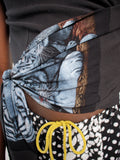 WRAPAROUND TOP BLACK