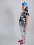 CREASED TANK GREY