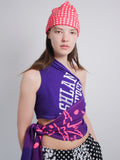 WRAPAROUND TOP PURPLE
