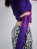 WRAPAROUND TOP PURPLE