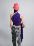 WRAPAROUND TOP PURPLE