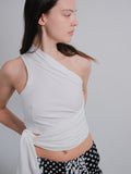 WRAPAROUND TOP WHITE