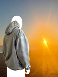 HOODIE CHECK GREY