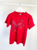 CREASED T-SHIRT RED