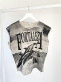 CREASED TANK GREY