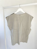 CREASED TANK GREY