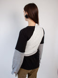 WRAPAROUND TOP GREY