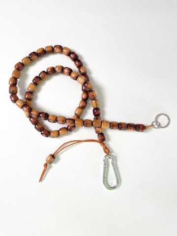 CROSSBODY KEYRING LIGHT BROWN