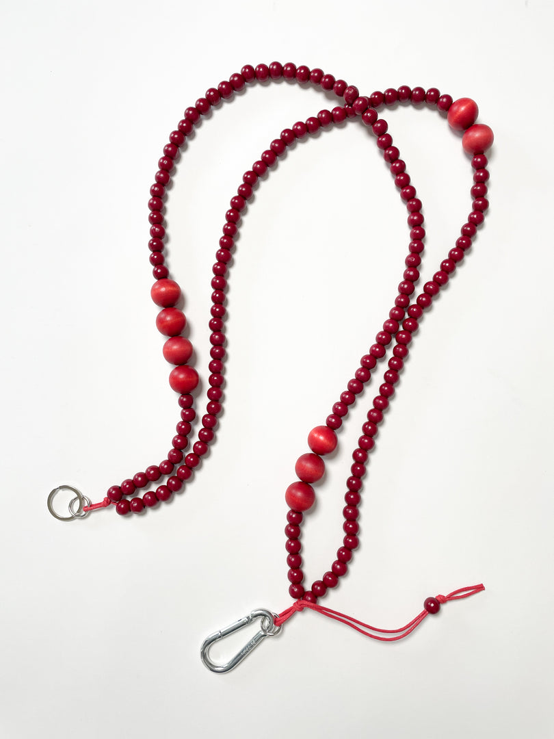 CROSSBODY KEYRING RED