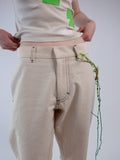 THREE POCKET TROUSERS IN ECRU